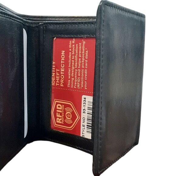 Men's Genuine Leather Wallet with RFID Black - Picture 5 of 8